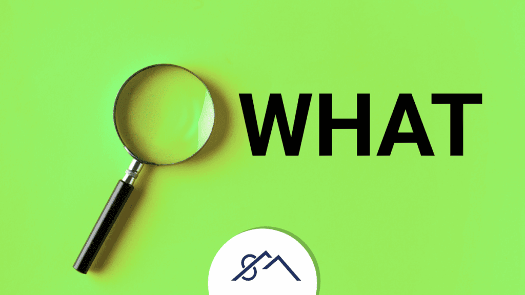 Branded graphic for blog post - Why Your Home Isn't Selling: A Deep Dive into Modern Property Marketing in the East Rand, a magnifying glass with the word, "What" dealing with what do home buyers want