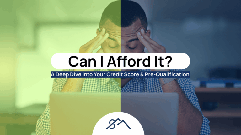 "Can I afford it?", a deep dive into your credit score and pre-qualification graphic by Sibusiso Mogasoa Real Estate, helping East Rand homebuyers buy their property with confidence.